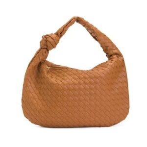 Brown hobo bag